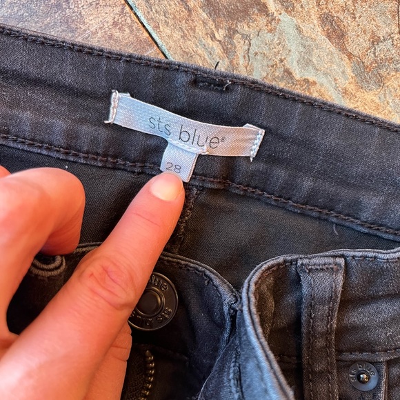 2 Pairs of STS Blue BLACK Skinny Jeans - Picture 8 of 8